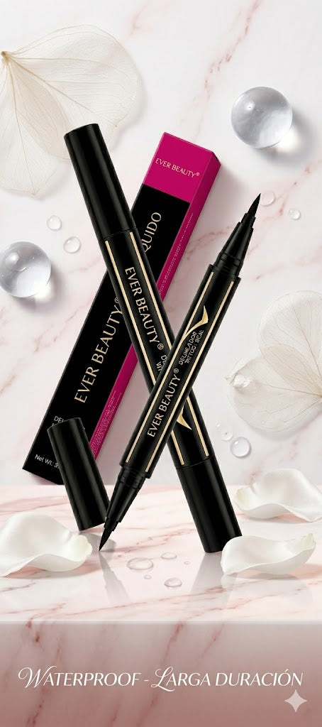 Delineador Ever Beauty Pro – El Secreto del "Cat Eye" Perfecto y Duradero