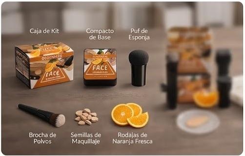 Base de Maquillaje Alta Cobertura Ecorincia con Esponja Ergónomica