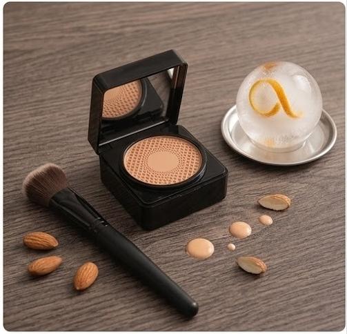 Base de Maquillaje Alta Cobertura Ecorincia con Esponja Ergónomica