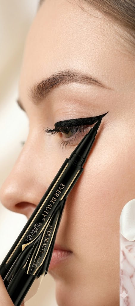 Delineador Ever Beauty Pro – El Secreto del "Cat Eye" Perfecto y Duradero