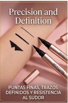 Delineador Cat-Eye 3-en-1 con Sello de Alta Precisión – Mirada Perfecta