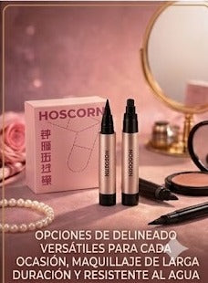 Delineador Cat-Eye 3-en-1 con Sello de Alta Precisión – Mirada Perfecta