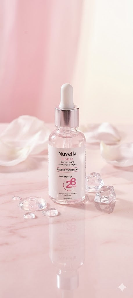 Nuvella Serum Premium – Potenciador de Pestañas y Cejas 2-en-1
