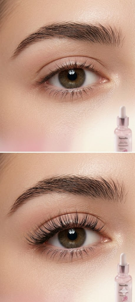 Nuvella Serum Premium – Potenciador de Pestañas y Cejas 2-en-1