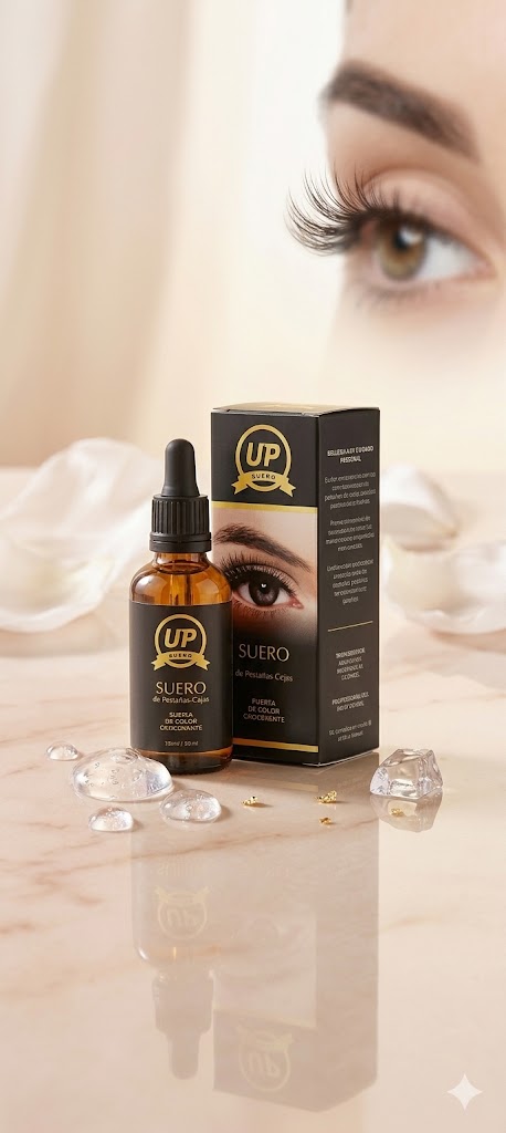 Serum UP – Potenciador de Pestañas y Cejas Ligero para Uso Diario
